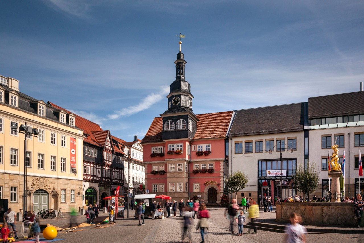 Eisenach verzaubert die Touristen nicht nur mit ihrem wunderschönen Marktplatz. Eine Sache schätzen sie an der Thüringer Stadt besonders. (Archivbild)