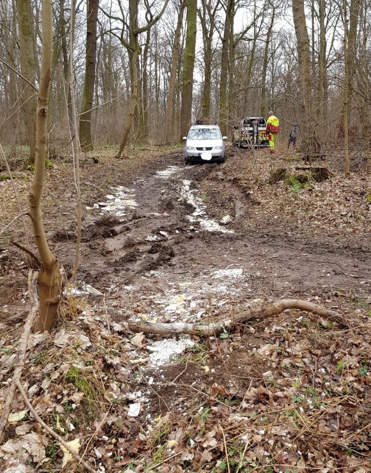 Müll Wald Erfurt