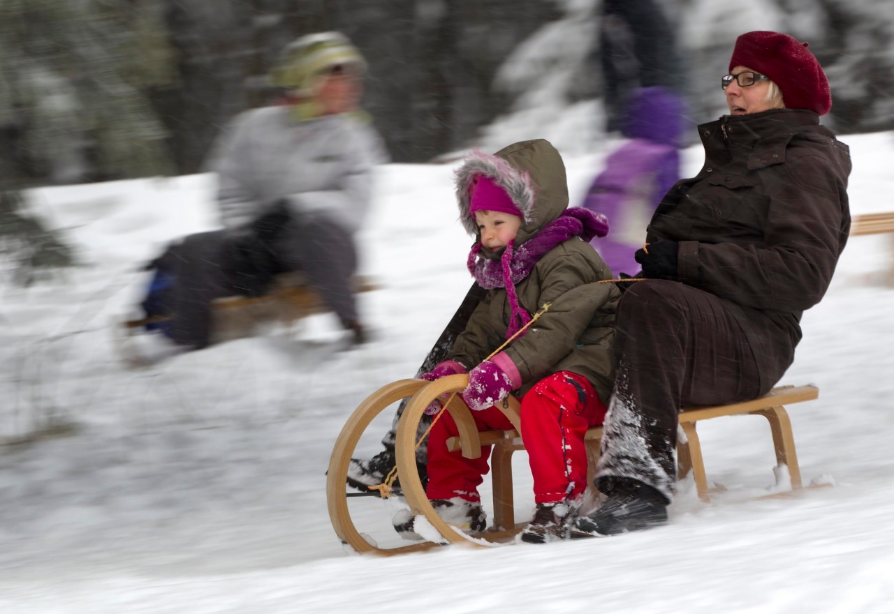 Endlich Winterferien! Zahlreiche Familien zog es am Wochenende in den Thüringer Wald. Denn dort waren 13 Ski- und Rodelanlangen geöffnet. (Archivbild)