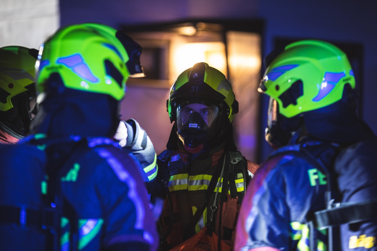 Rund 50 Einsatzkräfte waren vor Ort im Kreis Greiz. 