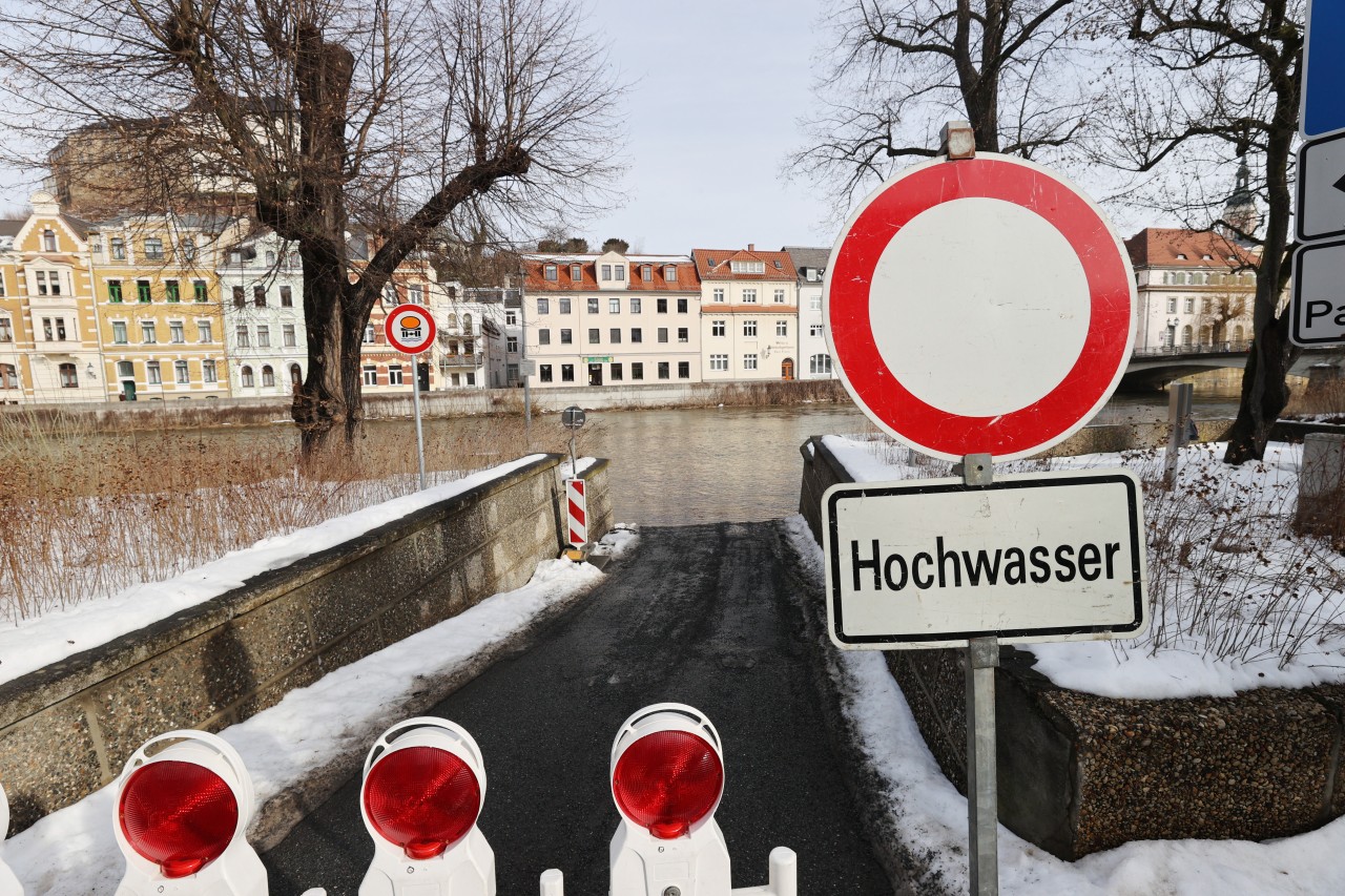 Vor etwa einem Jahr sorgte das Tauwetter in Thüringer ebenfalls für ein Hochwasser. (Archivbild)