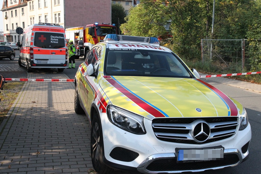 In Nordhausen bedrohte ein Mann Polizeibeamte mit einem säbelartigen Gegenstand. (Symbolbild)