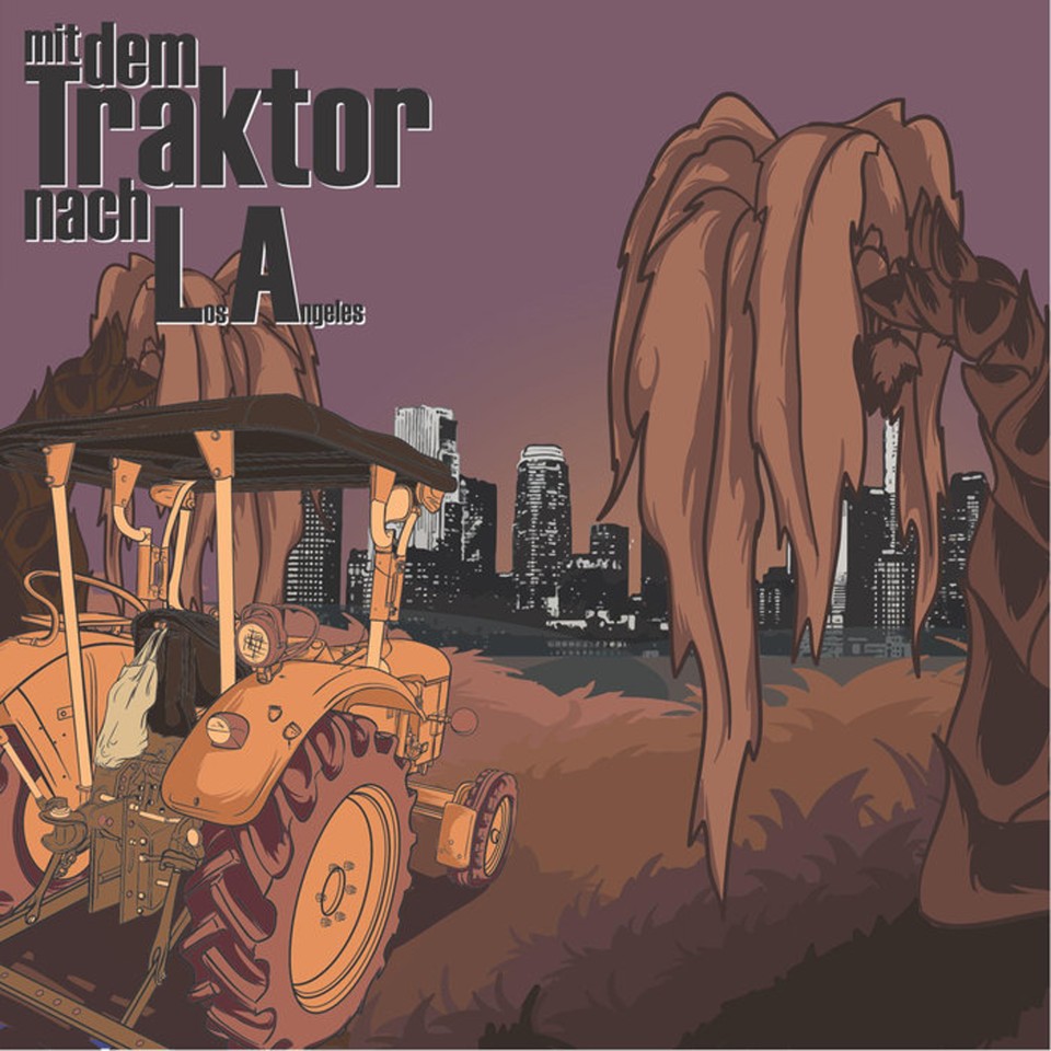 Aika Akakomowitch: Cover der EP "Mit dem Traktor nach L.A." (2015)