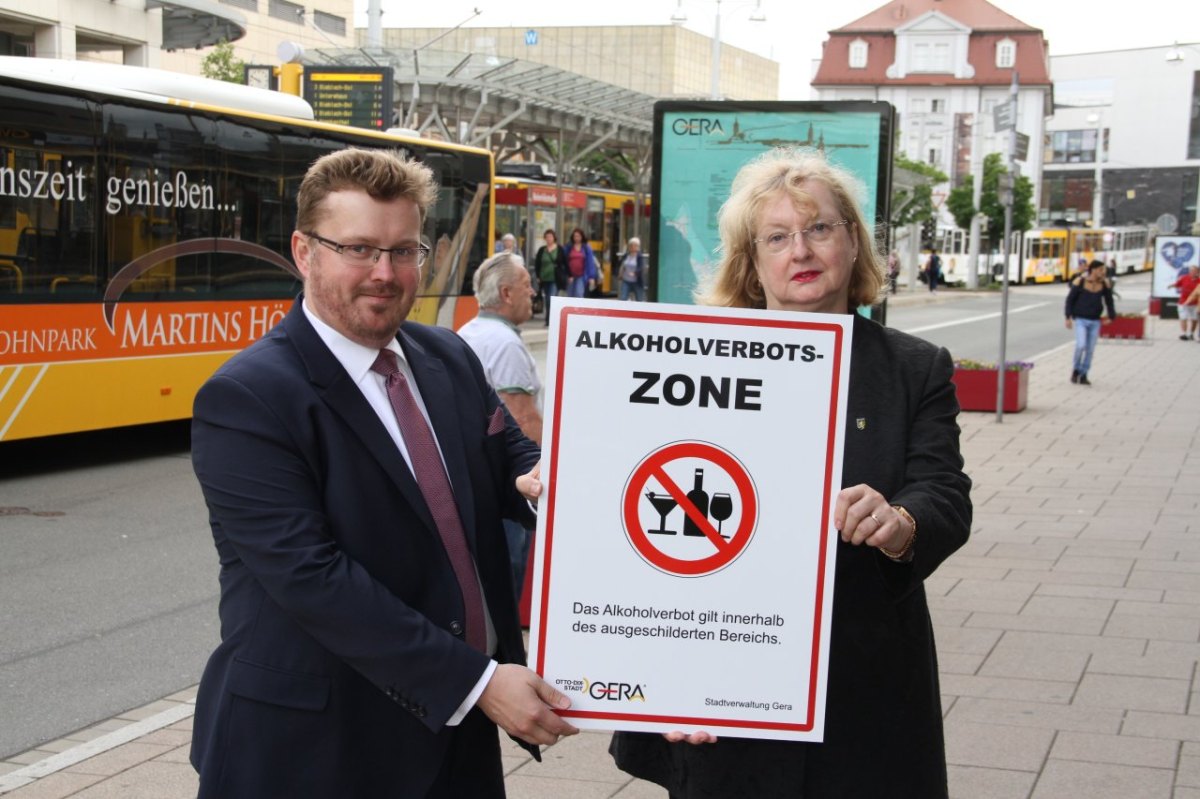 Alkoholverbotszone Gera