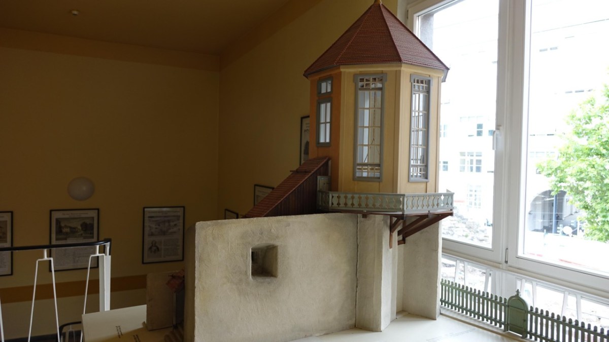 Ein Modell des Anatomieturms, wie er zu Goethes Zeiten aussah.