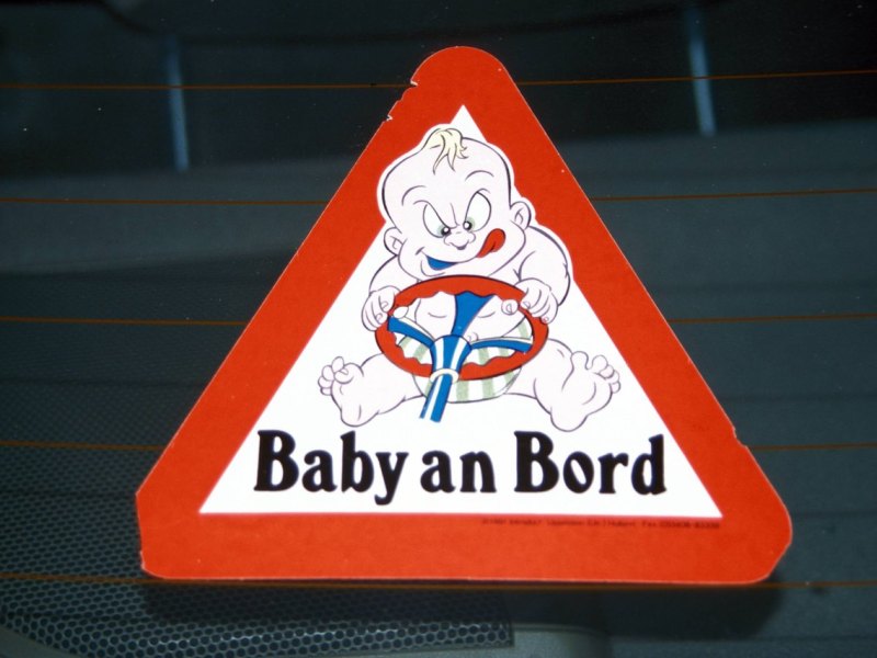 Baby an Bord Imago Aufkleber Auto