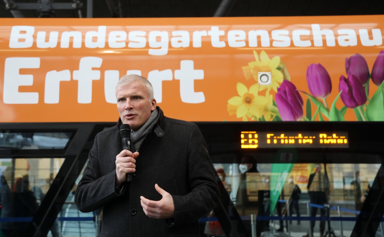 Oberbürgermeister Andreas Bausewein will Buga ein zweites Mal nach Erfurt holen. (Archivbild)