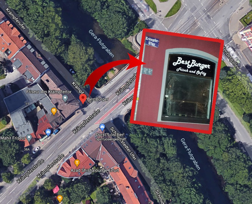 „best Burger“ am Krämpferufer in Erfurt schließt seinen Laden.