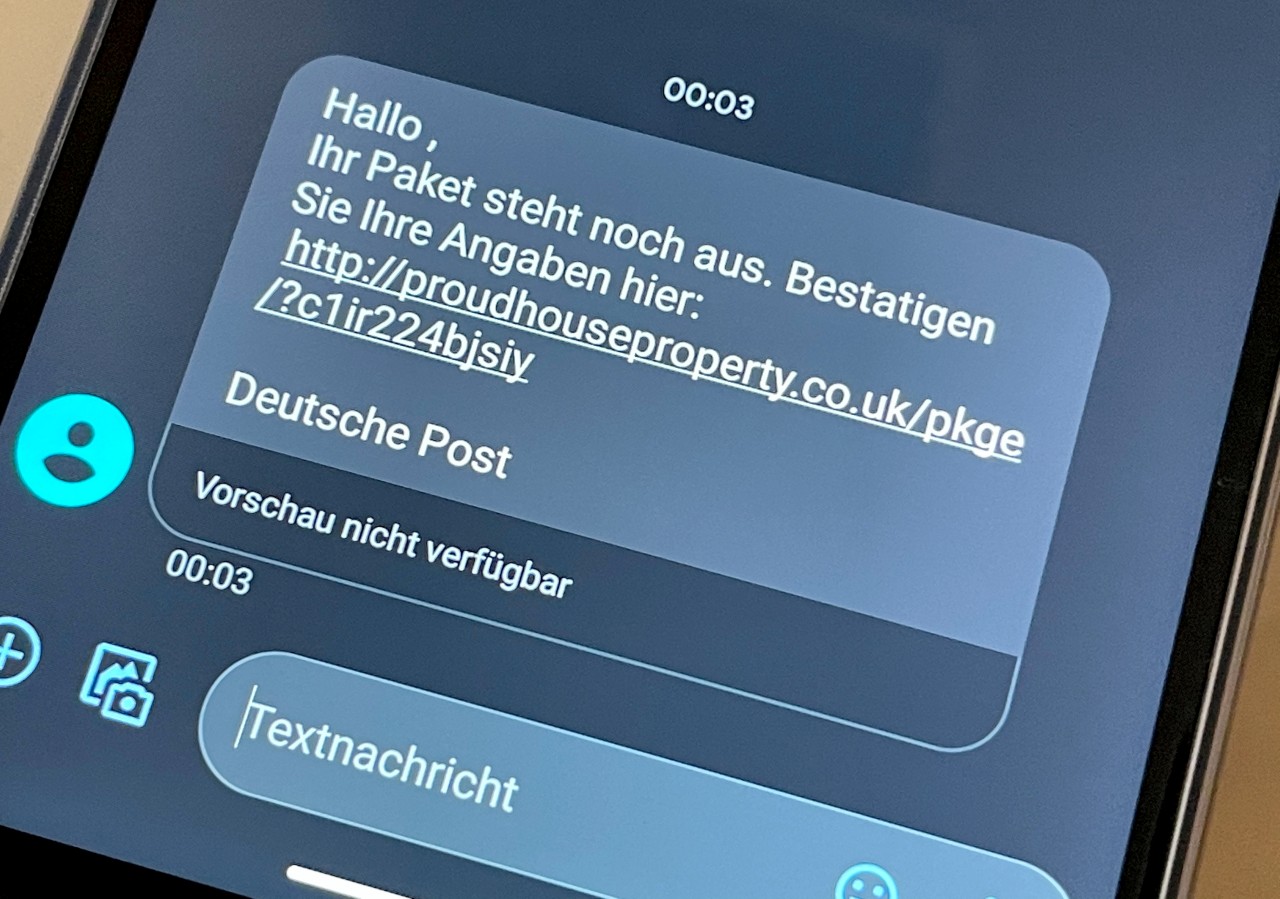 Betrüger verschicken aktuell in Thüringen SMS. (Symbolbild)