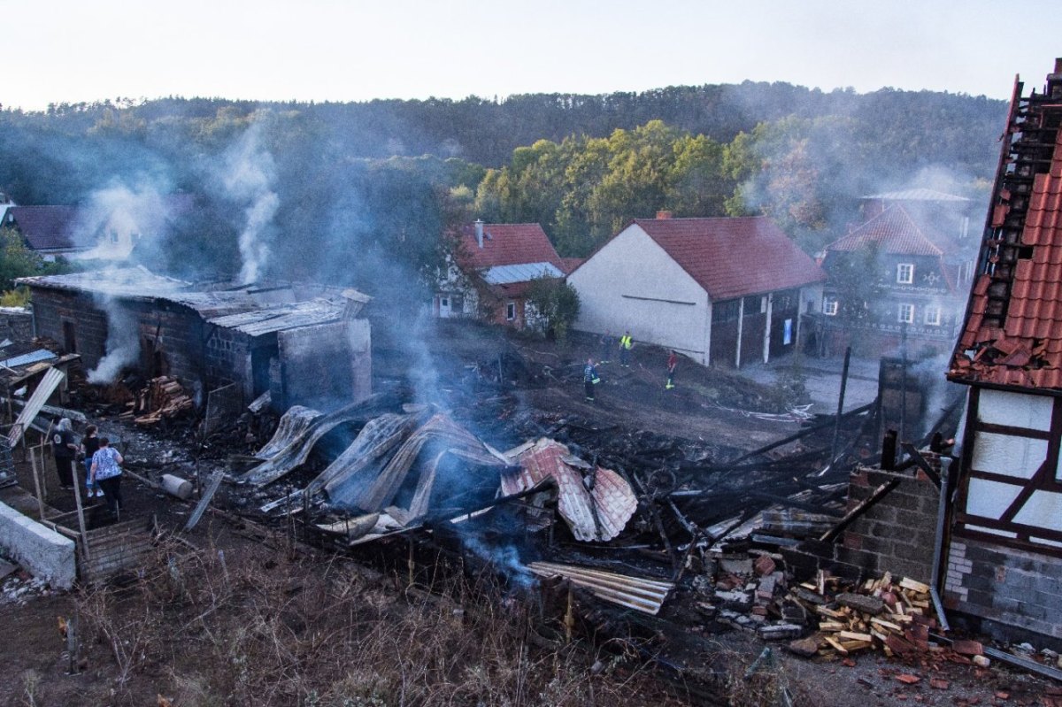 Brand Henfstädt Leiche