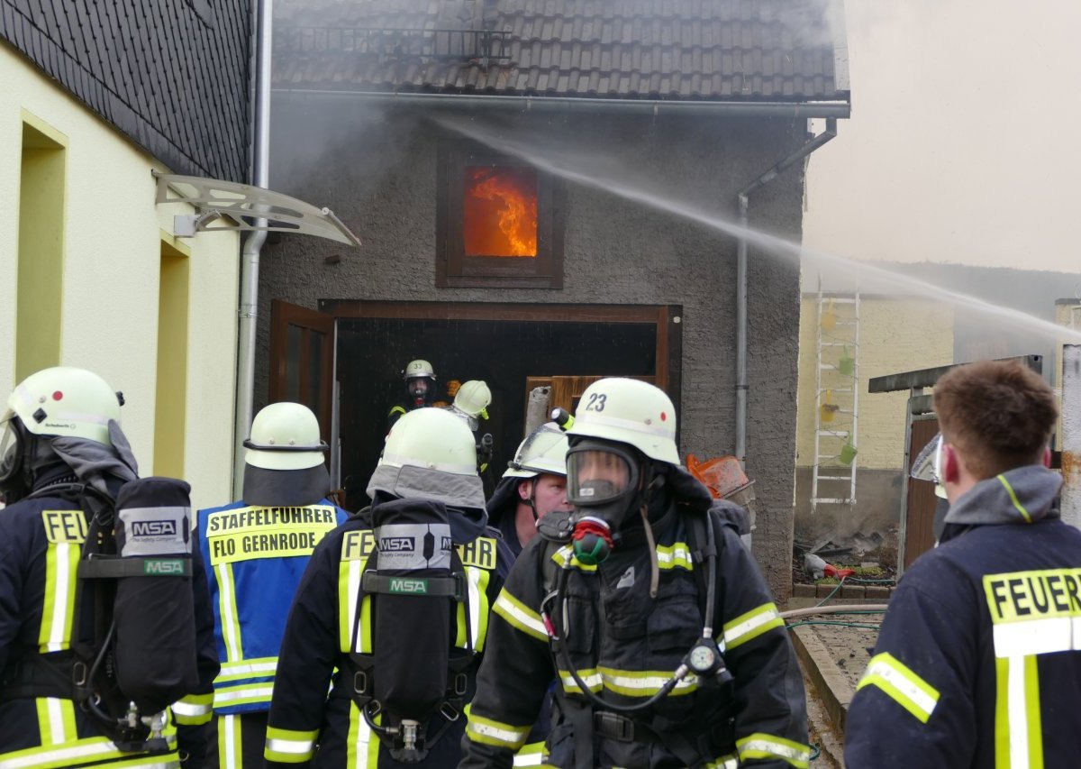 Brand in Gernrode