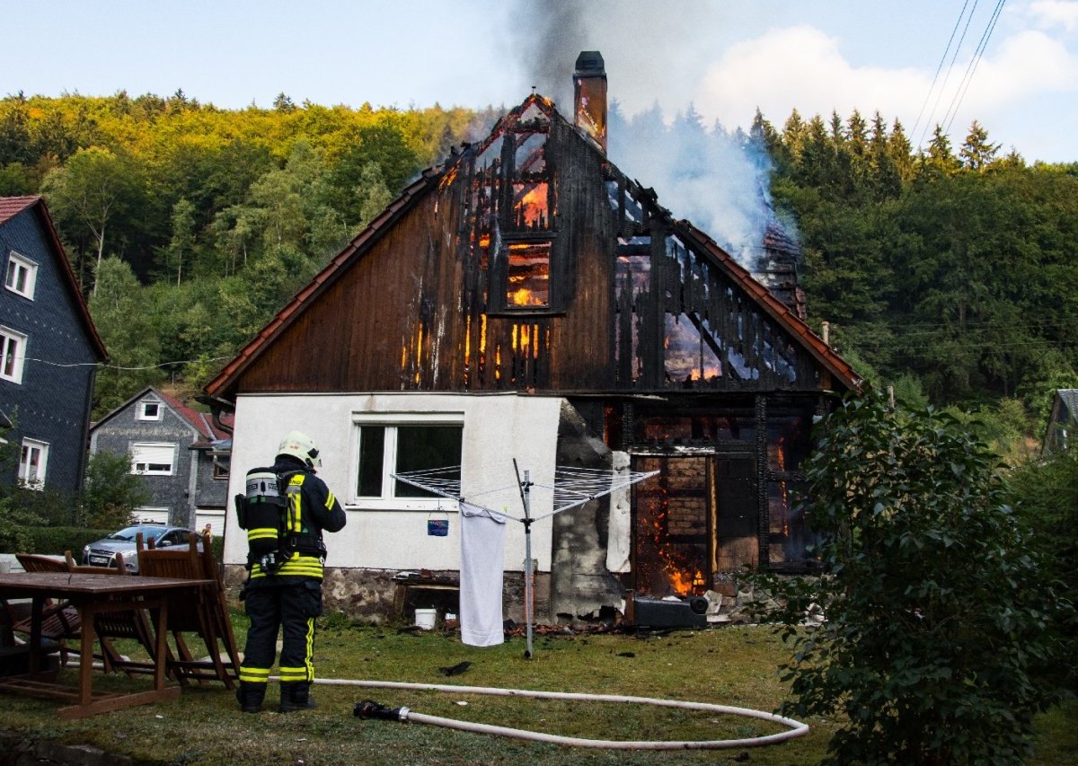 Brand in Gießübel