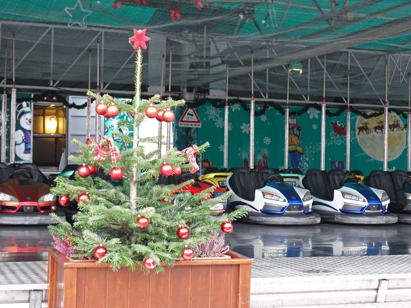 Der Weihnachtsmarkt in Erfurt 2018 öffnet am 27. November. Knapp eine Woche vorher lief der Aufbau auf dem Domplatz auf Hochtouren.