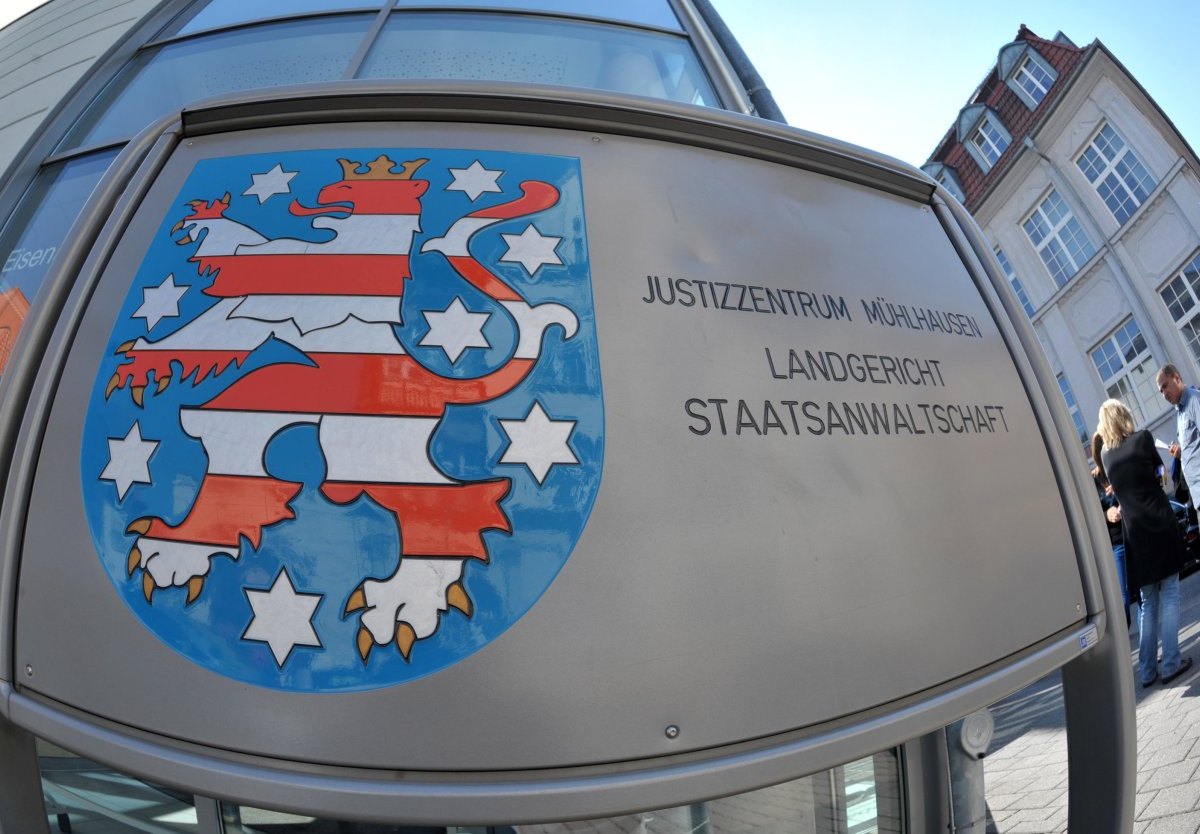 Das Justizzentrum mit dem Landgericht in Mühlhausen Symbolbild