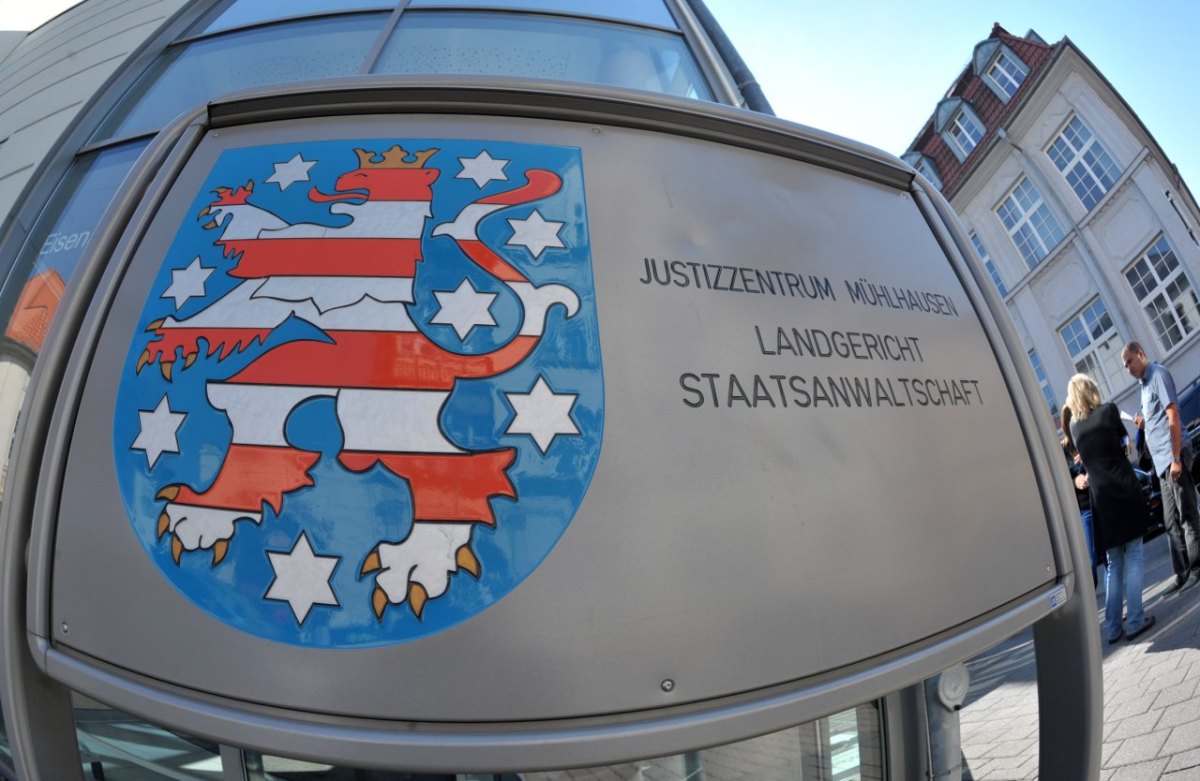 Das Justizzentrum mit dem Landgericht in Mühlhausen Symbolbild