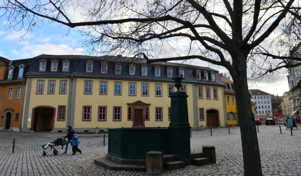 Das Wohnhaus Goethes mit dem Goethe-Nationalmuseum Weimar