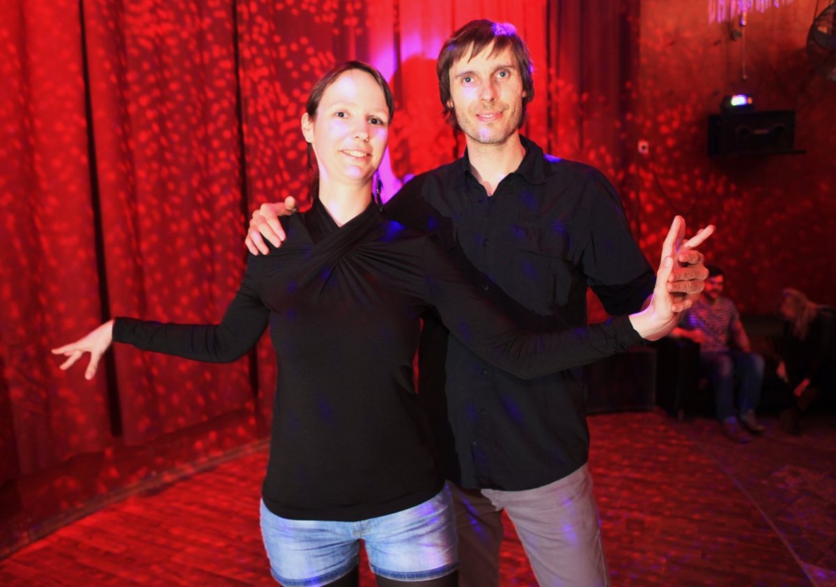 Diana Keucher und Jörg Schuchardt - Tanzlehrer im Presseklub Erfurt