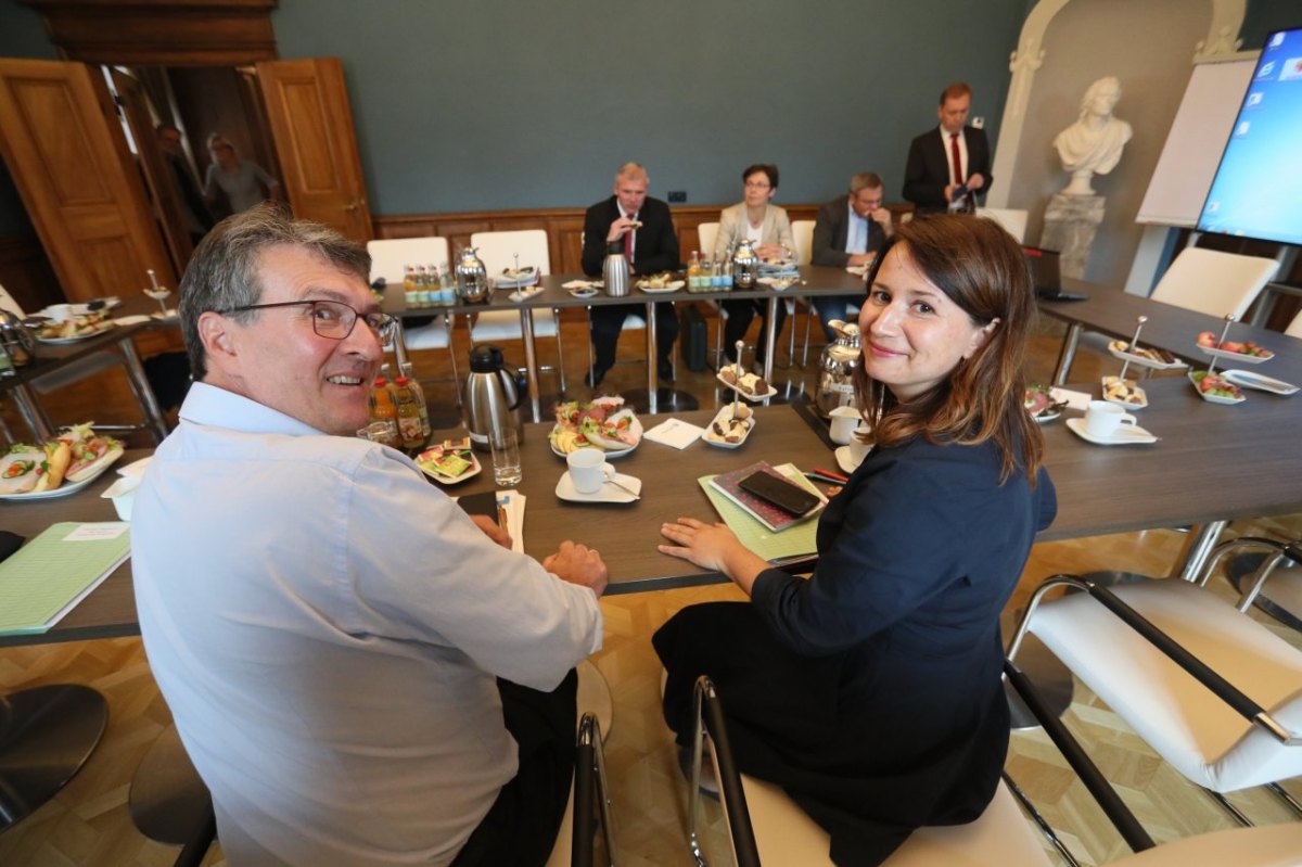 Dieter Lauinger und Anja Siegesmund - Beratung zu Gebietsreform