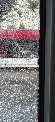 Auf eine Straßenbahn und einen Bus ist in Erfurt geschossen worden. 