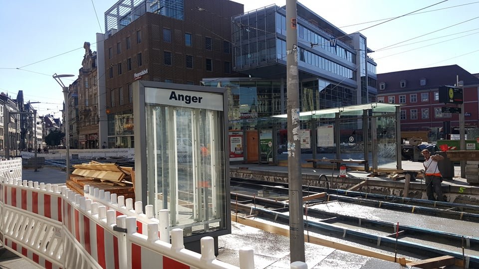 Erfurt-Anger-Baustelle