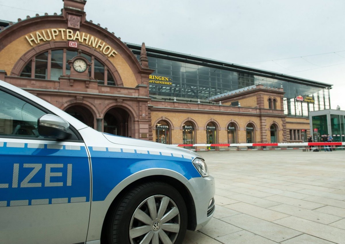 Erfurt Hauptbahnhof Polizei