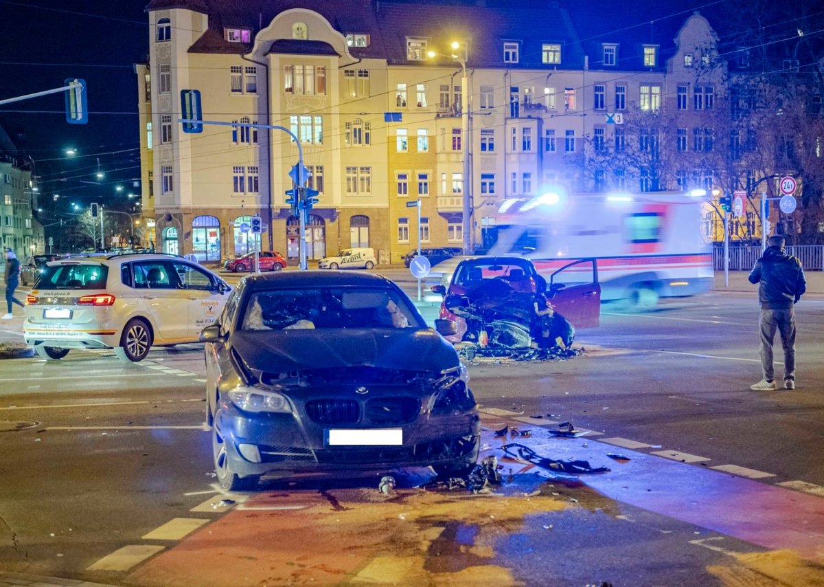 Erfurt-Talknoten-Unfall