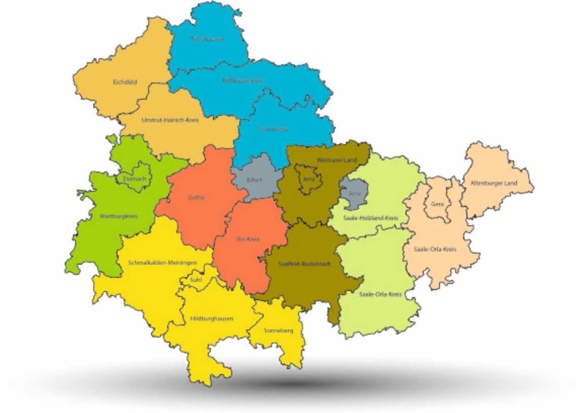 Die Falsche Karte des Thüringer Innenministeriums.