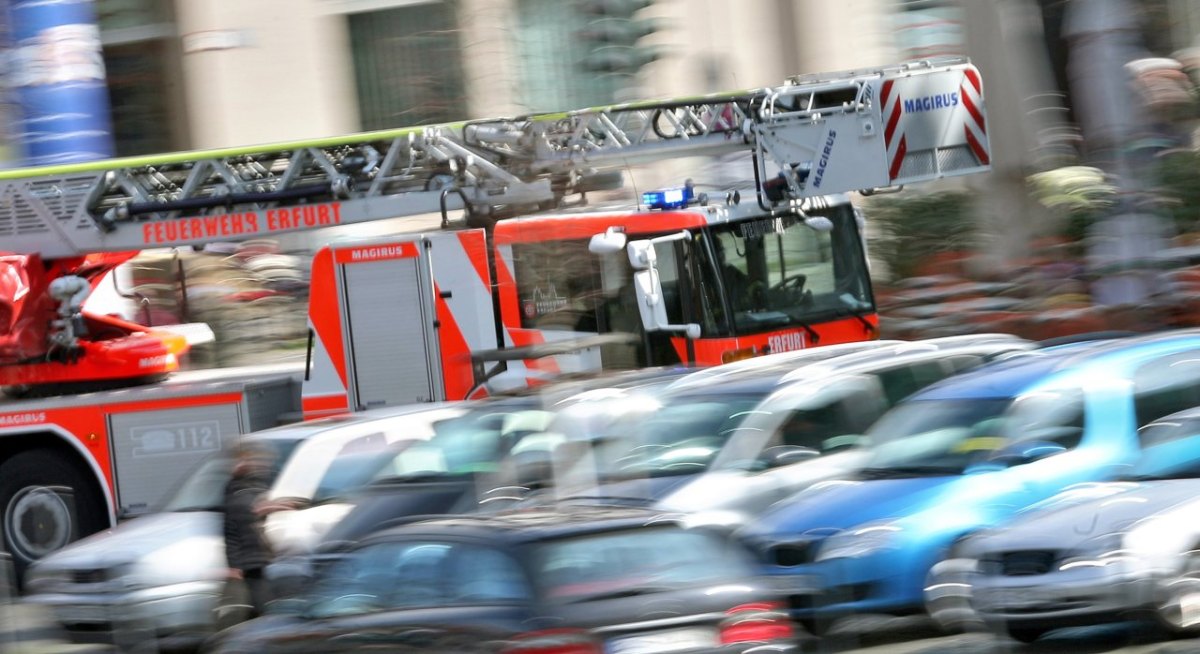 Feuerwehr Erfurt im Einsatz