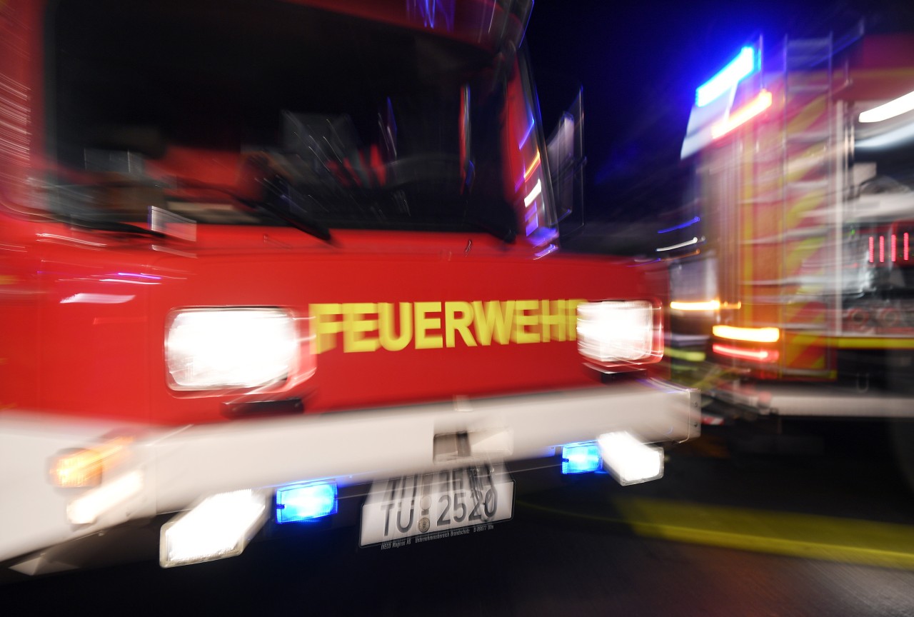 Schlimmer Brand auf einem Gehöft in Thüringen lässt mehrere Feuerwehren anrücken. (Symbolbild)