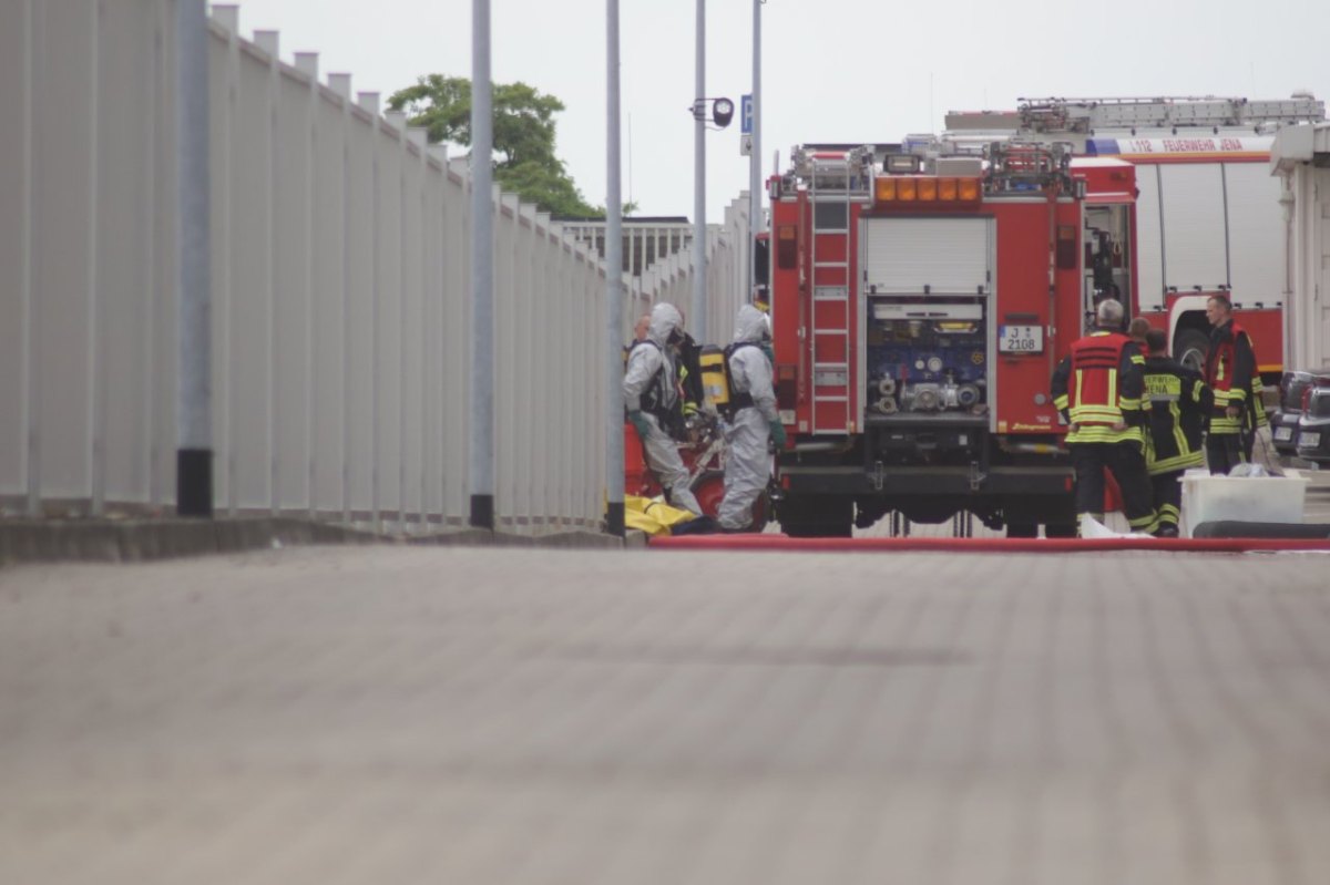 Feuerwehreinsatz im Pharmapark Jena