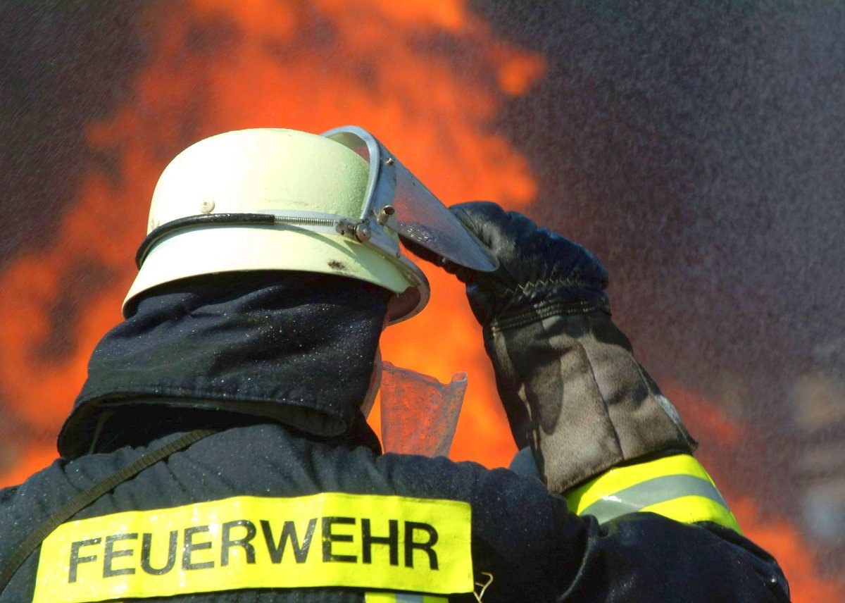 Feuerwehrmann im Einsatz