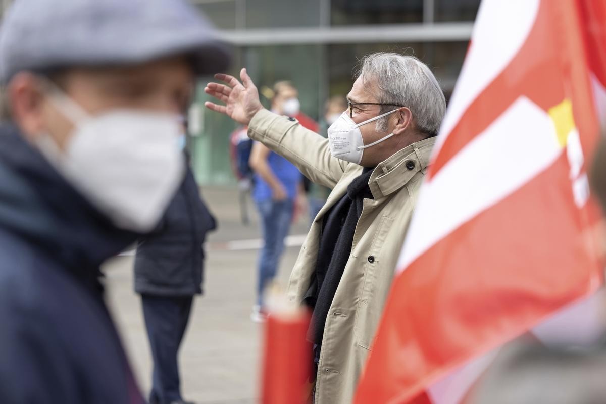 Georg Maier (SPD) in Erfurt.