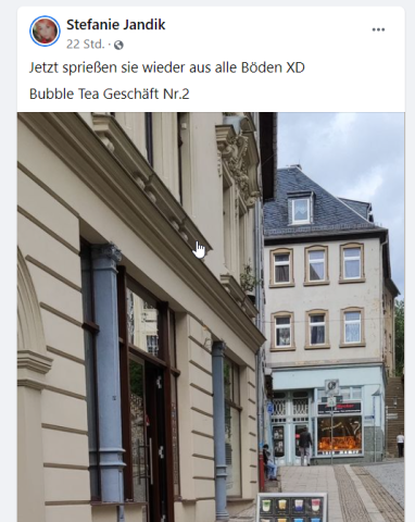 Gera: In einer Facebook-Gruppe teilte Stefanie den neuen Laden.