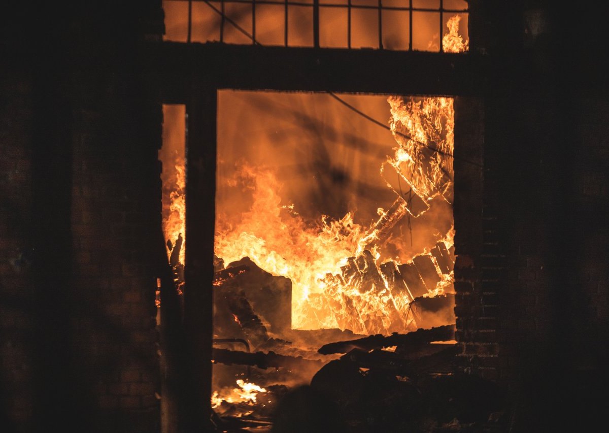 Greiz Teichwolframsdorf Brand Bahnhof