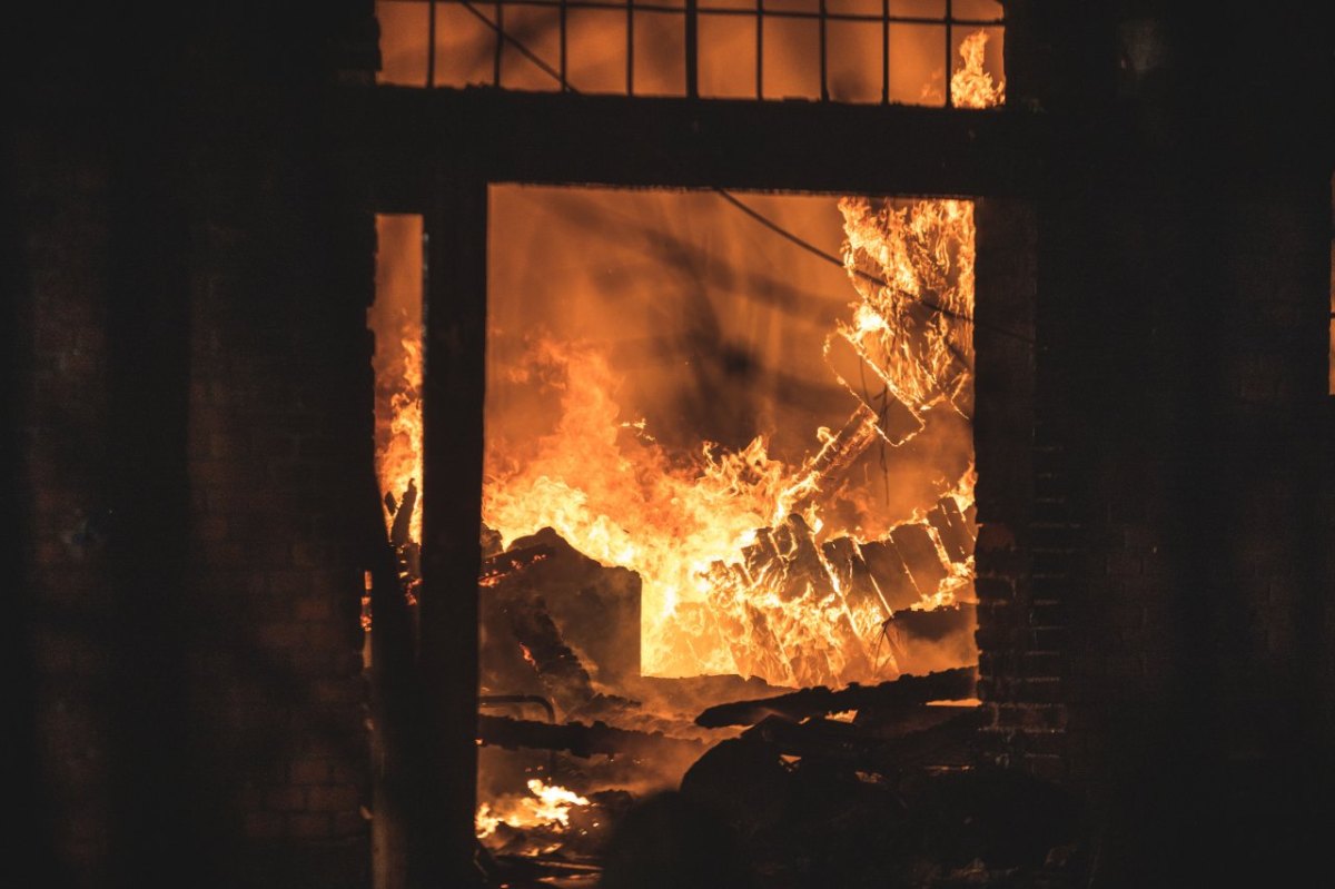 Greiz Teichwolframsdorf Brand Bahnhof