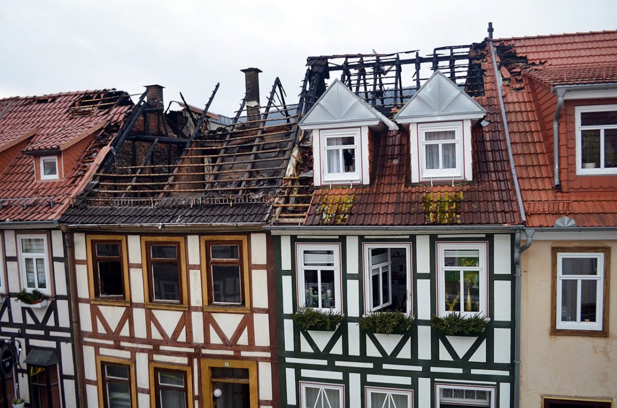 Großer Schaden durch Häuserbrand in Heiligenstadt