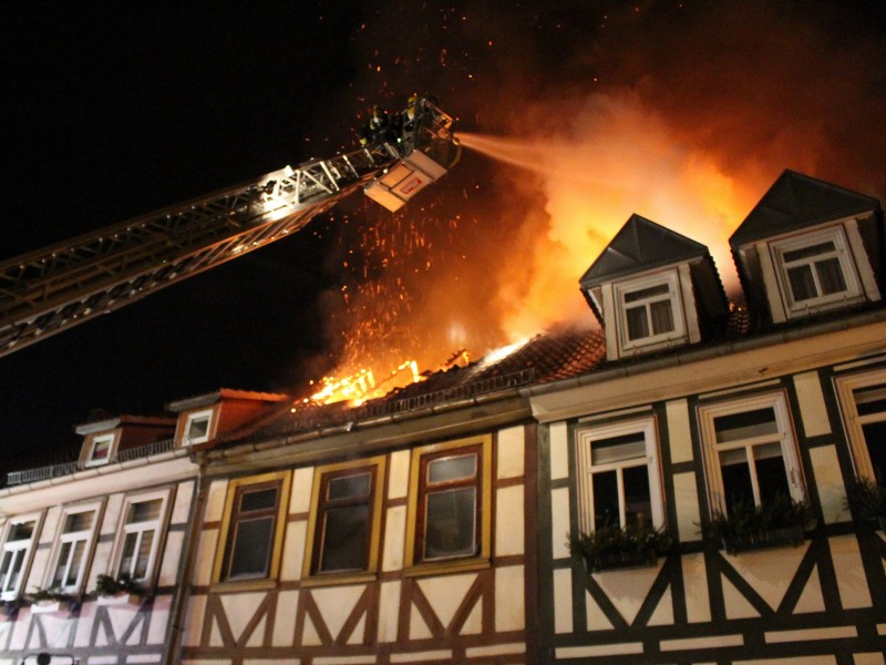 Häuserbrand in Heiligenstadt