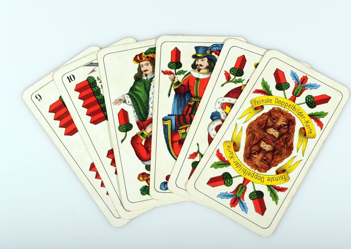 Historische Spielkarten der Vereinigten Altenburger und Stralsunder Spielkarten-Fabriken Skat