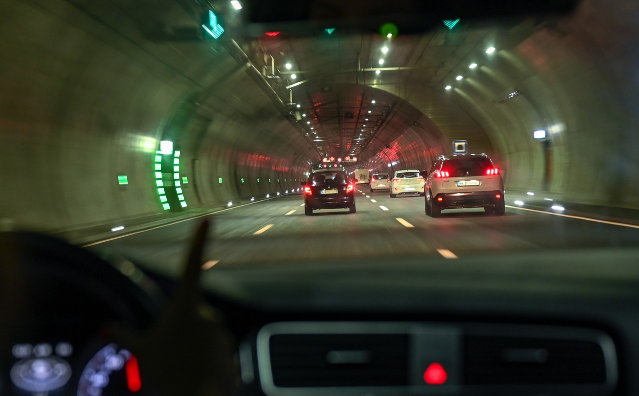 Auch der Jagdbergtunnel musste kurzzeitig gesperrt werden. (Archivbild)