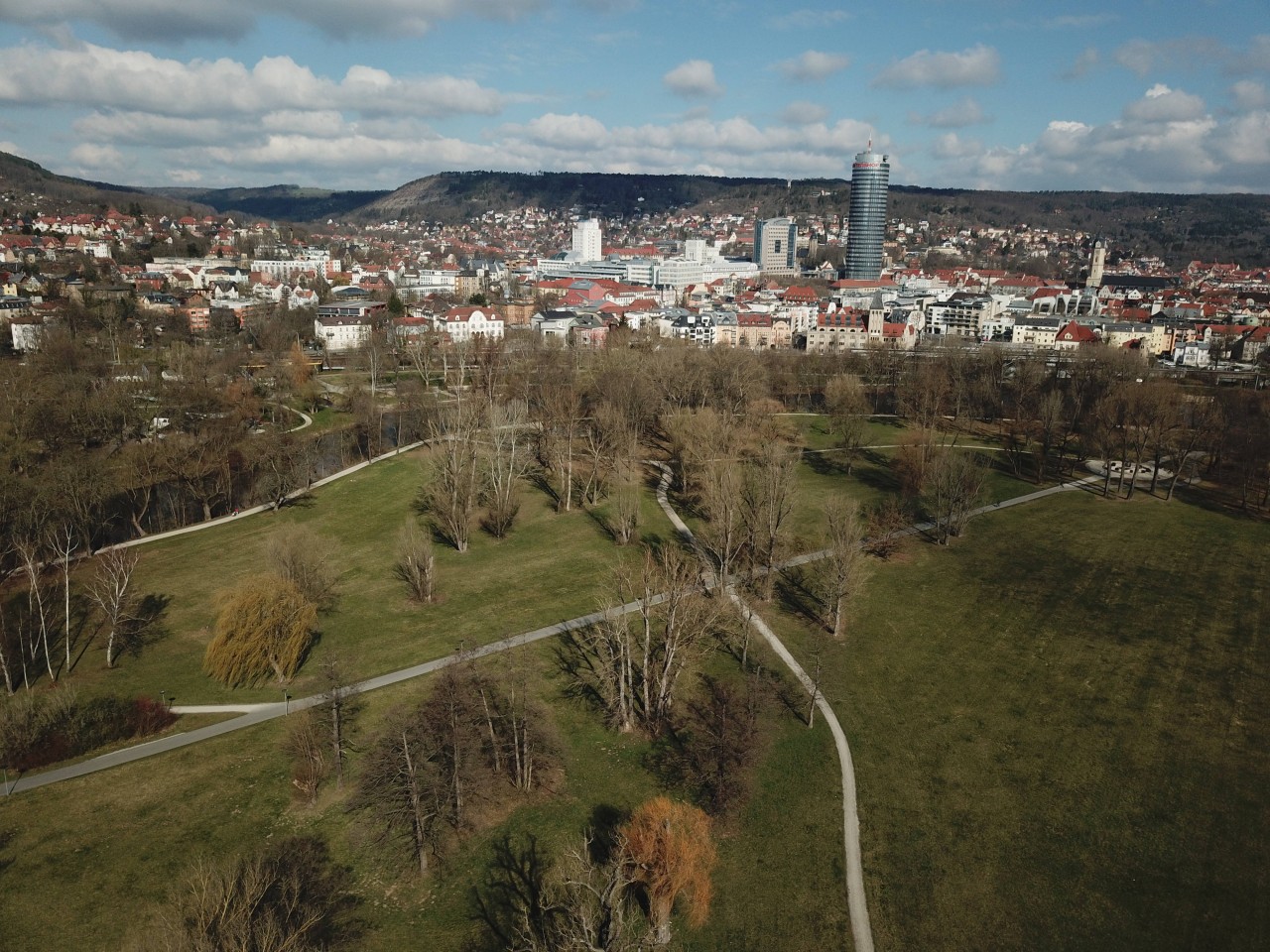 Jena: Normalerweise ist der Paradis-Park ein beliebtes Ausflugsziel. 