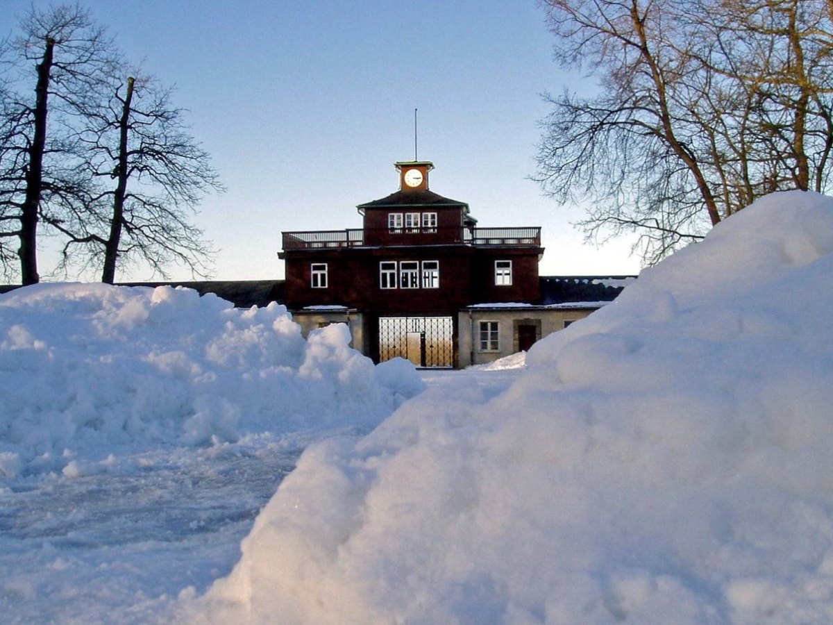 KZ-Gedenkstätte Buchenwald Weimar Winter Schnee