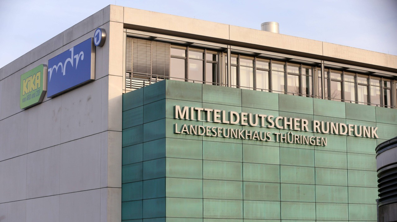 Das MDR-Landesfunkhaus Thüringen in Erfurt.