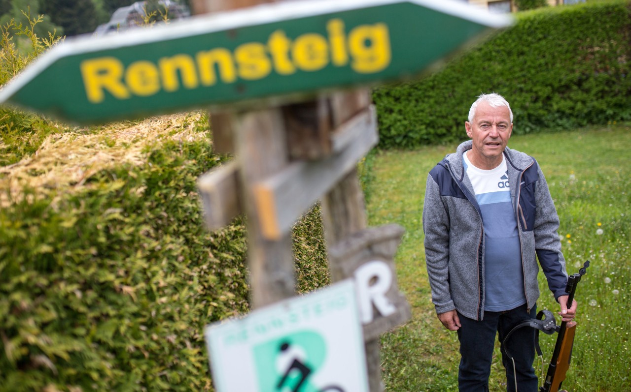 Trainer Manfred Geyer. Der ehemalige deutsche Biathlet feiert am 23. Mai seinen 65. Geburtstag.