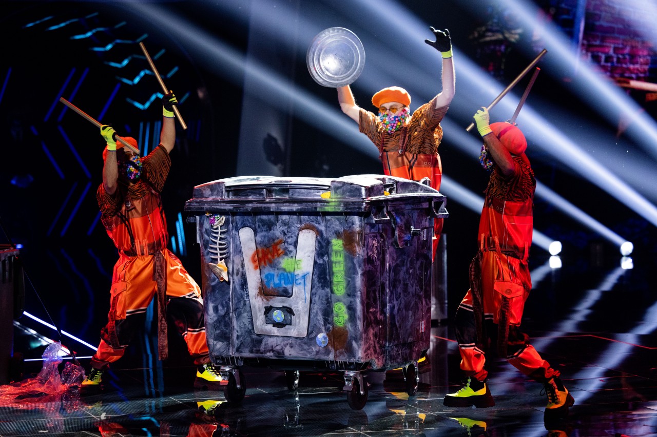 „Die Mülltonne“ ist eine der Masken in der ProSieben-Show „The Masked Singer“.