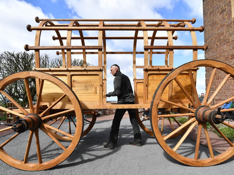 Nachbau von „Luthers Reisewagen“ 