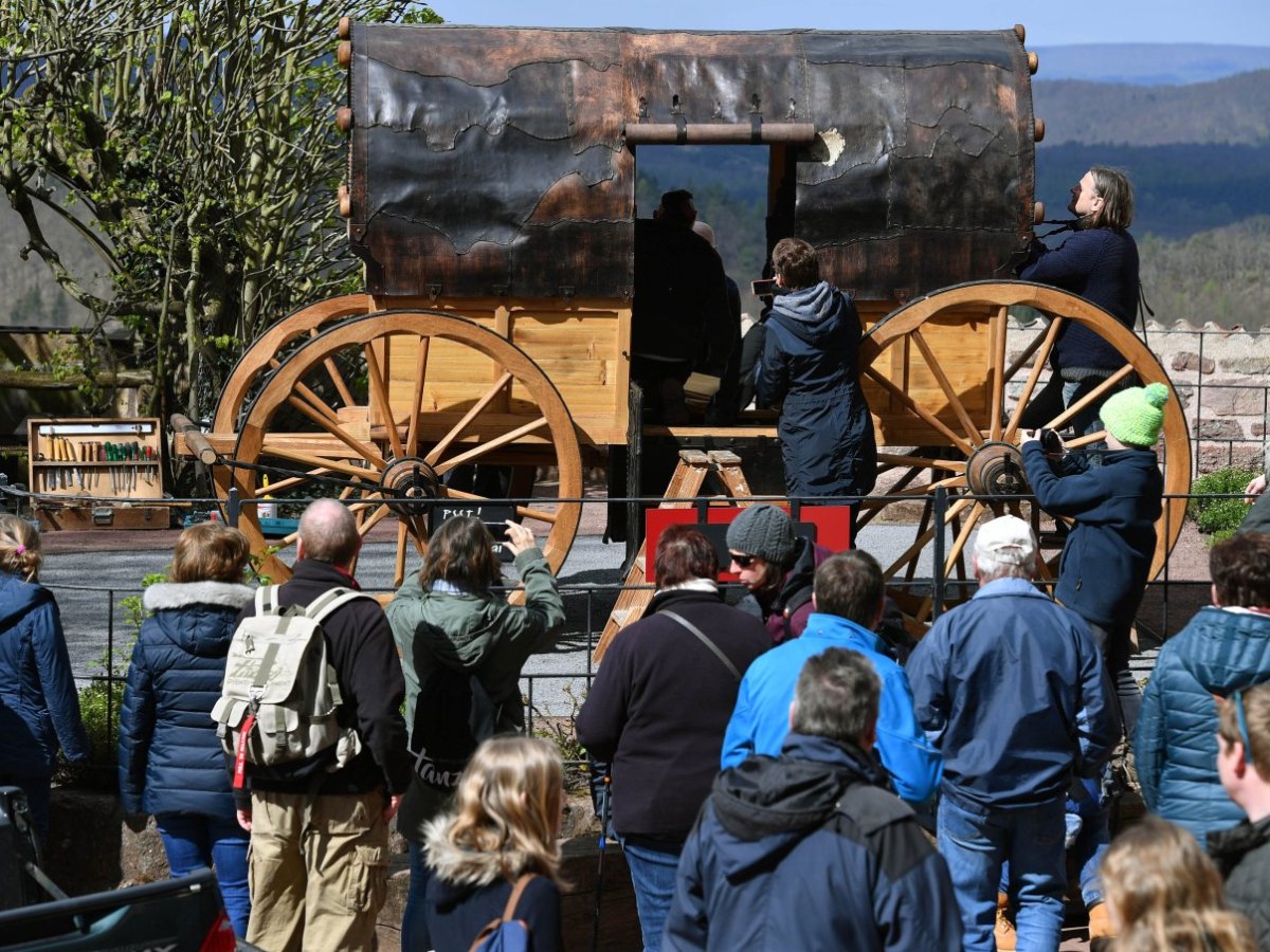 Nachbau von „Luthers Reisewagen“