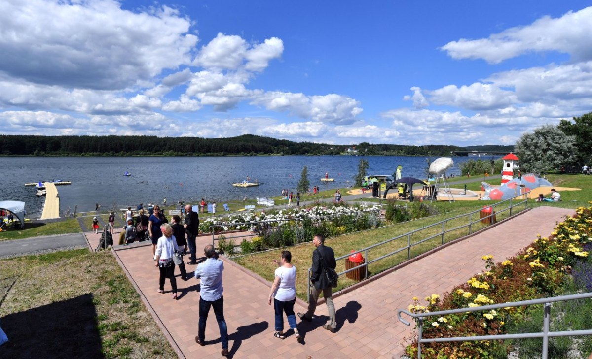 Neues Strandbad in Zeulenroda