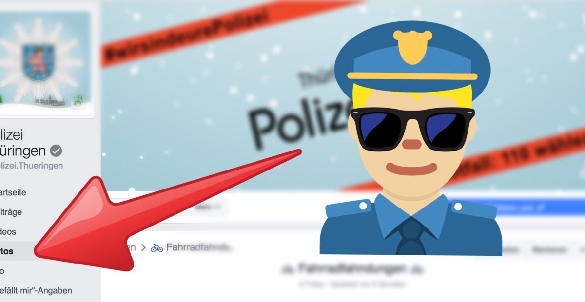 Polizei Thüringen Facebook Twitter