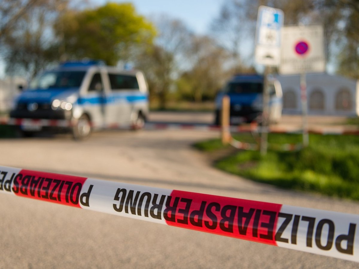 Polizeiabsperrung