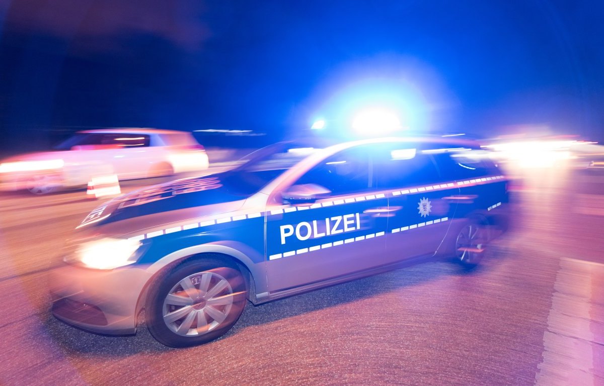 Polizeiauto im Einsatz